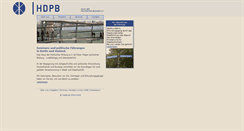 Desktop Screenshot of hdpb.de